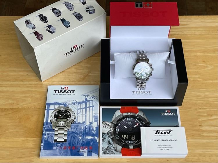 TISSOT PRC200 Chronograph Quartz Navy Dial Mens 40 mm Swiss Made  รูปที่ 2