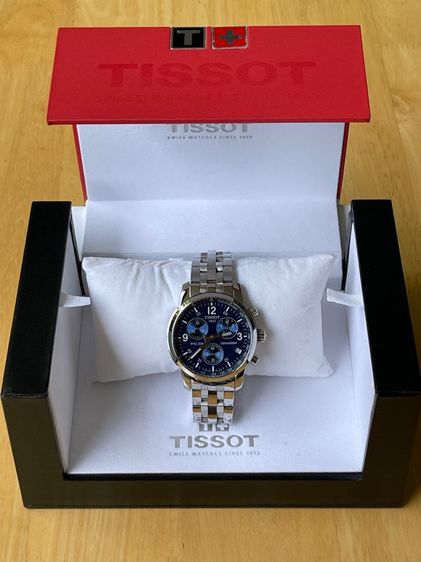 TISSOT PRC200 Chronograph Quartz Navy Dial Mens 40 mm Swiss Made  รูปที่ 3