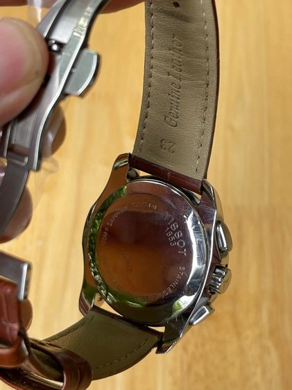 TISSOT Couturier Chronograph Quartz White Dial T0356171603100 Brown Leather  รูปที่ 14