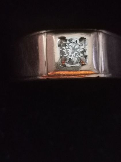 อัญมณี แหวนเพชร​ เพชรน้ำใส ขนาด​จุด24สตางค์​  ทอง 18k​