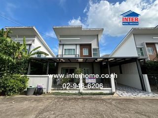 บ้านเเฝด 2 ชั้น 37.2 ตร.ว. หมู่บ้านแลนซีโอไพรด์ กาญจนาภิเษก-คลองถนน ใกล้เซ็นทรัล เวสต์เกต ถนนกาญจนาภิเษก ถนนทางหลวงชนบทนนทบุรี1009 บางบัวทอง