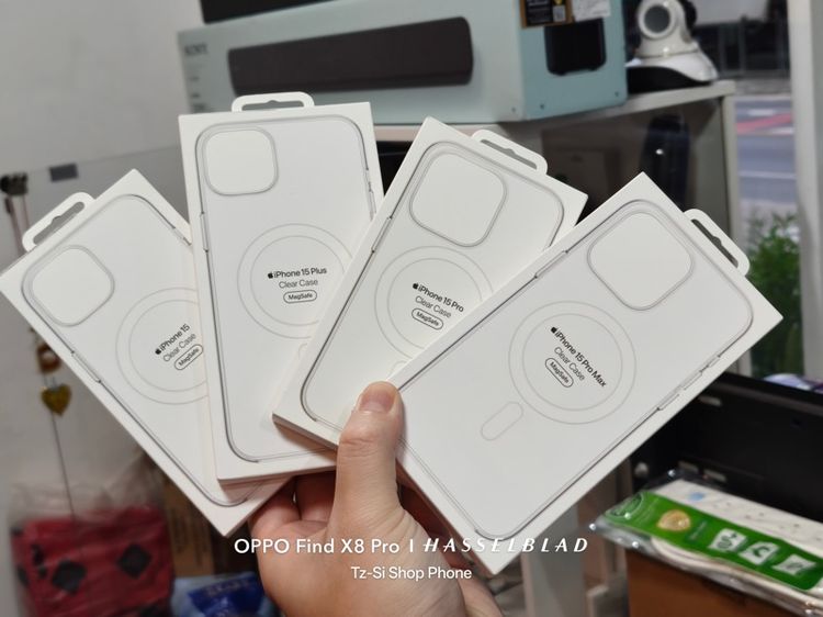 Apple Clear Case Magsafe iPhone 14plus 14pro 14PM 15 15plus 15pro 15PM 16PM เเท้ใหม่ รูปที่ 8