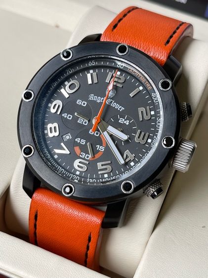 ANGLE CLOVER Chronograph Sports Orange Black 46 mm 100 m รูปที่ 4