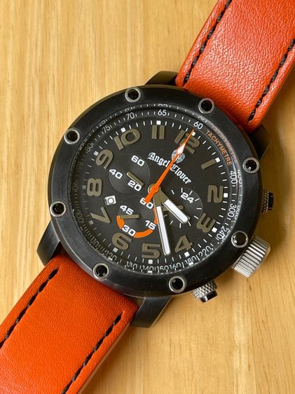 ANGLE CLOVER Chronograph Sports Orange Black 46 mm 100 m รูปที่ 10
