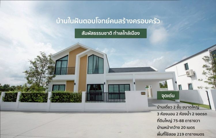 มีบางส่วน 2025 บ้านเดี่ยว 74 ตรว. 219 ตรม.