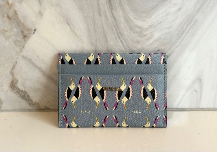 ไม่ระบุ หลากสี หนังแท้ Furla Card Holder 100Percent Leather  ลาย Limited 