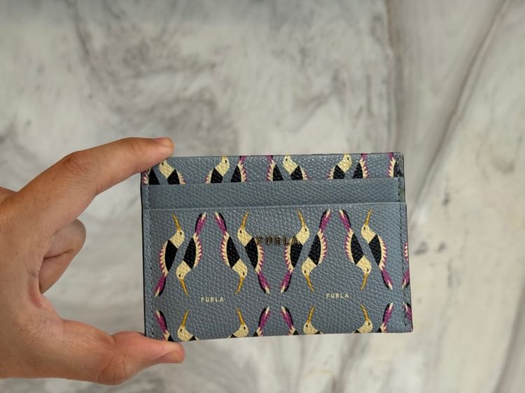 Furla Card Holder 100Percent Leather  ลาย Limited  รูปที่ 4