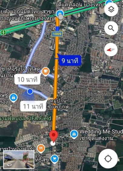 ไม่ใช่ ขายที่ดินบางใหญ่ เข้าจากถนนกาญจนาภิเษก 2.3กม. คลองถนน ซ.สองพี่น้อง 43 ตรว. รูปที่ 4