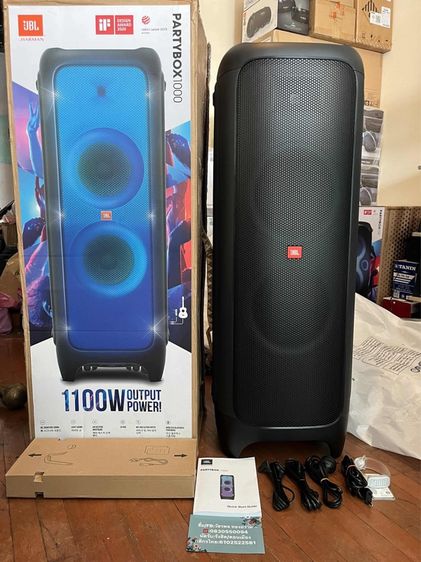 JBL PartyBox 1000 มือ2 สภาพนางฟ้า  --เครื่องศูนย์ไทย อายุ1เดือน ประกันเต็มๆ14เดือน--