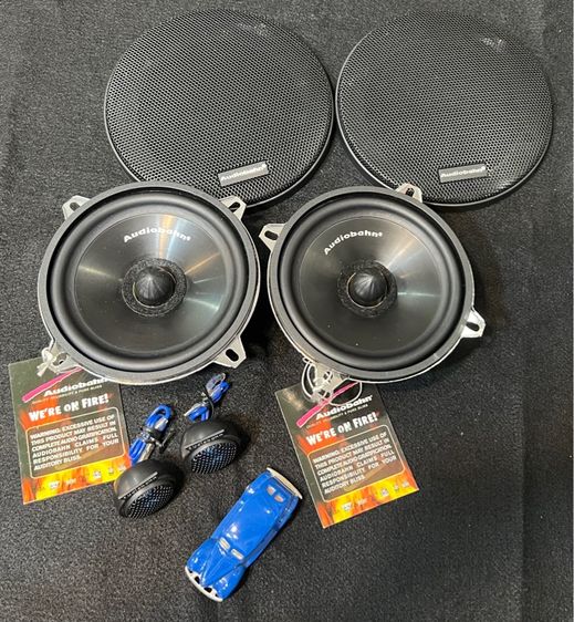 ลำโพง 5นิ้ว แยกชิ้น 2ทาง usa🇺🇸 Audiobahn เสียงเพราะ สำหรับ  benz รถยุโรป ญี่ปุ่น retro classic รูปที่ 4