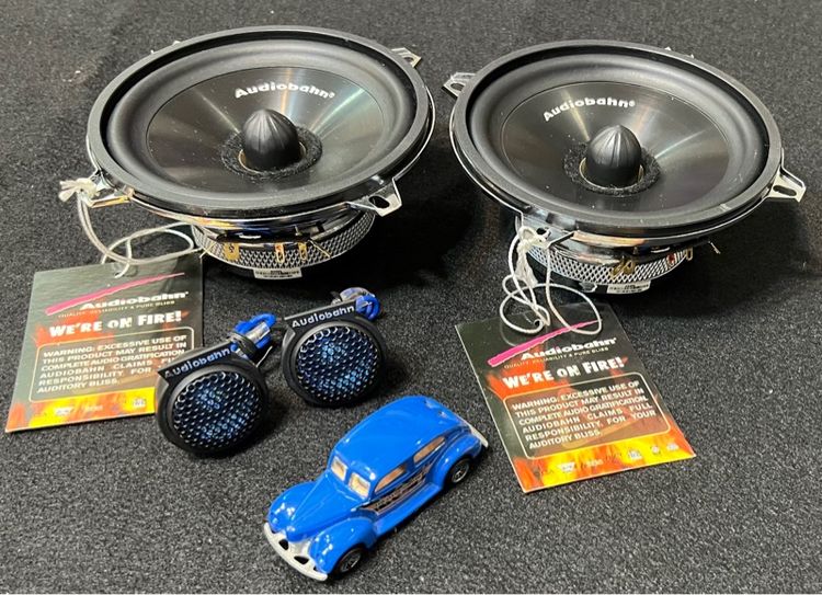 ลำโพง 5นิ้ว แยกชิ้น 2ทาง usa🇺🇸 Audiobahn เสียงเพราะ สำหรับ  benz รถยุโรป ญี่ปุ่น retro classic รูปที่ 7