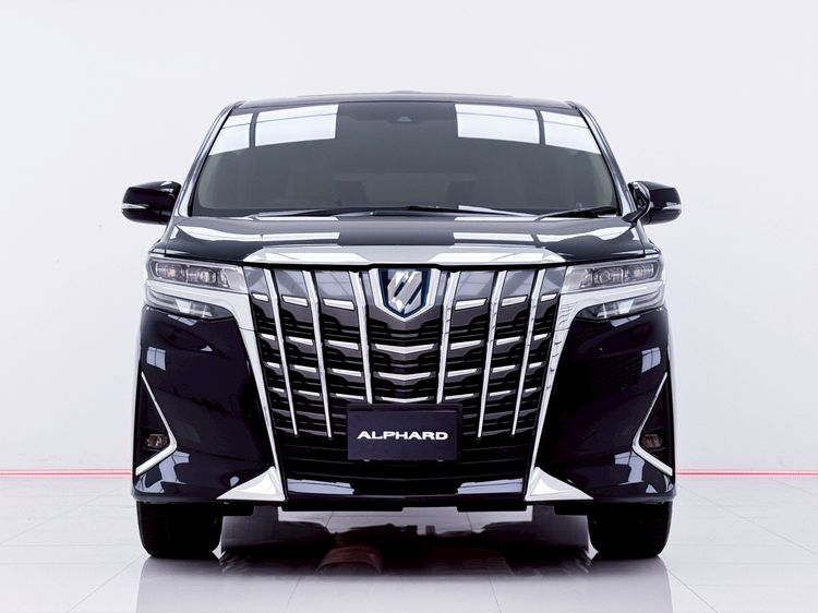 Toyota Alphard 2018 2.5 Hybrid X E-Four 4WD Utility-car ไฮบริด ไม่ติดแก๊ส เกียร์อัตโนมัติ ดำ รูปที่ 3