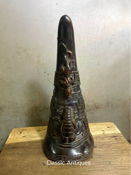 จอก งานแกะสลักจากเขา สะสมB2 รูปที่ 3