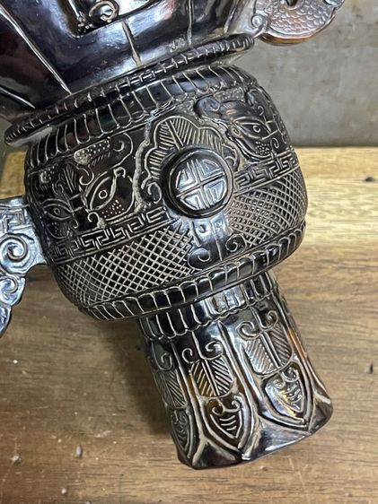 จอก งานแกะสลักจากเขา สะสมB3 รูปที่ 7