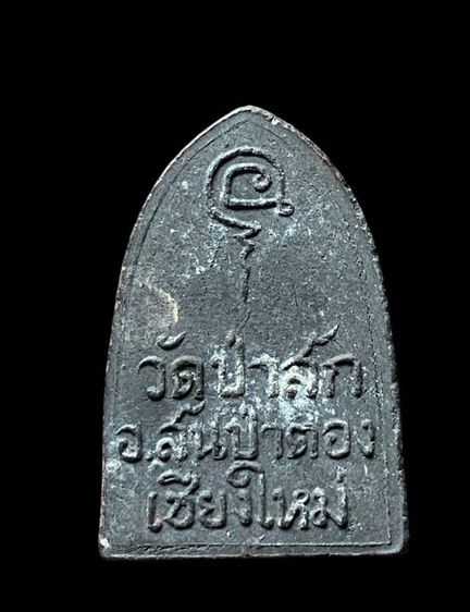 พระนาคปรก อาจารย์เณรวิเศษ สิงห์คำ วัดป่าสัก ปี 2519 เนื้อดำ รูปที่ 2