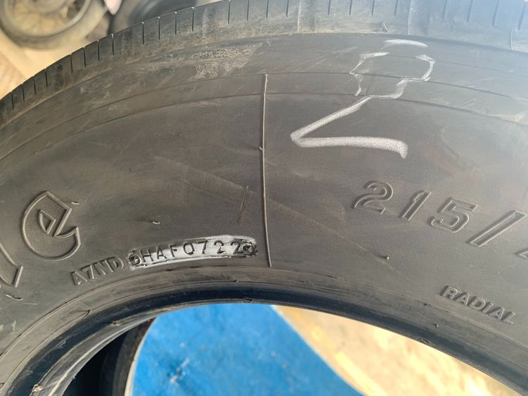 ยางเก่าใช้แล้ว firestone 215-75r17.5 มี 4เส้น ปีผลิต 2022  รูปที่ 10