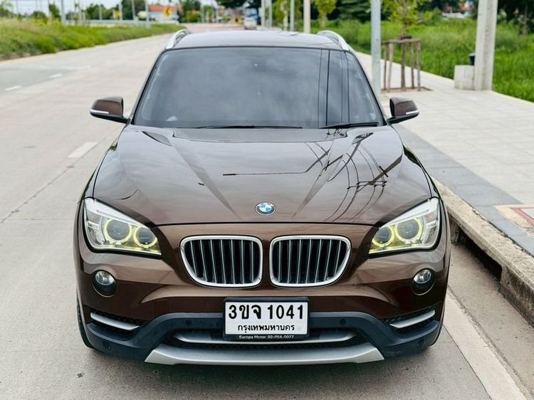 BMW X1 2014 2.0 sDrive18i xLine Utility-car เบนซิน ไม่ติดแก๊ส เกียร์อัตโนมัติ น้ำตาล รูปที่ 2