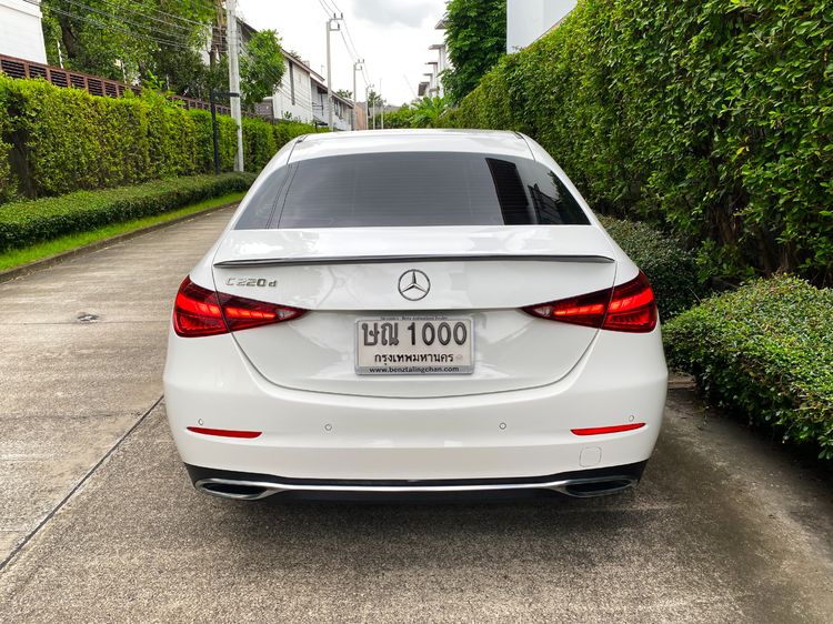 Mercedes-Benz C-Class 2023 C220 Sedan ดีเซล ไม่ติดแก๊ส เกียร์อัตโนมัติ ขาว รูปที่ 4