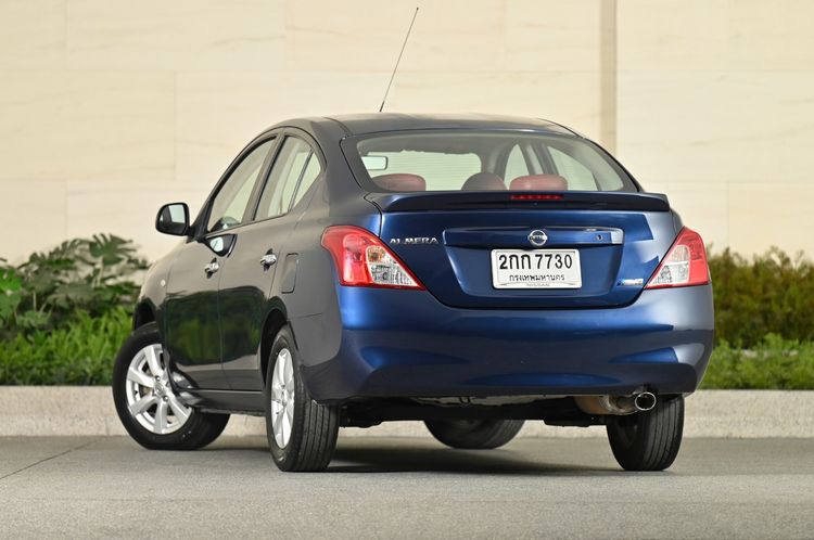Nissan Almera 2013 1.2 VL Sedan เบนซิน LPG เกียร์อัตโนมัติ น้ำเงิน รูปที่ 3
