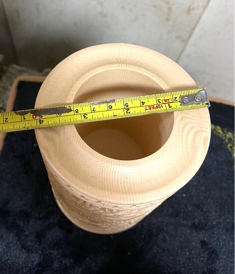 กระบอกพู่กัน ลายมังกร แกะสลักสะสม รูปที่ 12