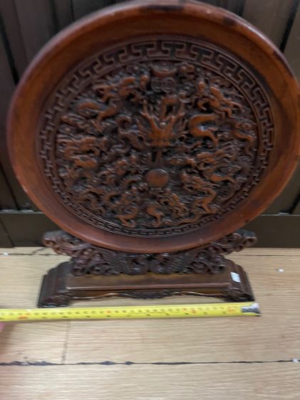 ลับแล แผ่นไม้แกะสลัก มังกร9หัว สะสมA3 รูปที่ 16