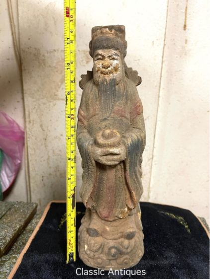 ไฉ่ซิงเอี๊ย ไม้แกะสลัก เก่าสะสมA4 รูปที่ 14