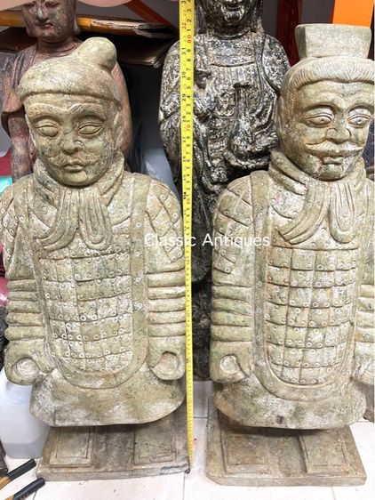 หุ่นทหารจีน หินแกะสลักสะสม รูปที่ 15