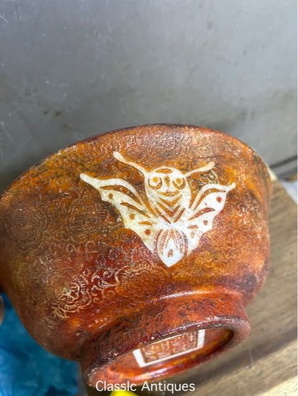 ถ้วยหิน แกะสลัก สะสมA7 รูปที่ 7