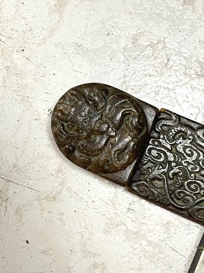 เข็มขัดหิน จักรพรรดิแกะสลักมังกร สะสมA2 รูปที่ 12