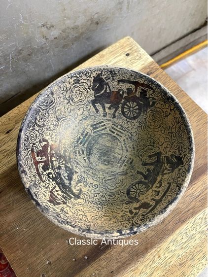 ถ้วยหิน แกะสลัก รถม้าสะสมA5 รูปที่ 4