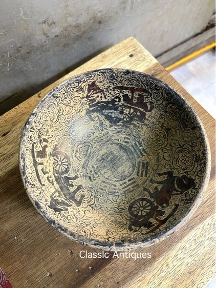 ถ้วยหิน แกะสลัก รถม้าสะสมA5 รูปที่ 3