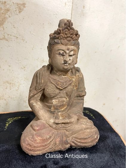 พระไม้แกะสลัก เก่าสะสมA2 รูปที่ 3