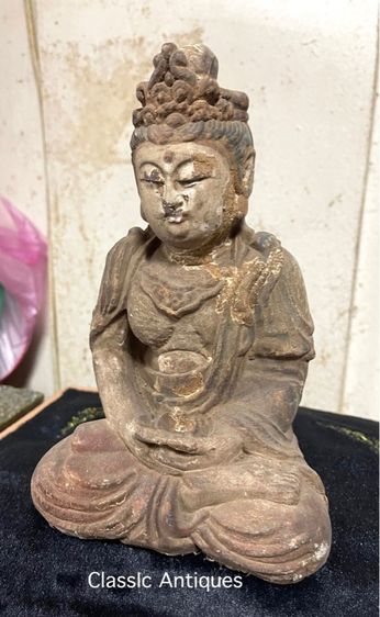 พระไม้แกะสลัก เก่าสะสมA2 รูปที่ 2