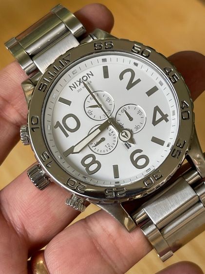 NIXON 51-30 Chronograph Simplefy 300 M White Dial 51 mm A083-488 รูปที่ 10