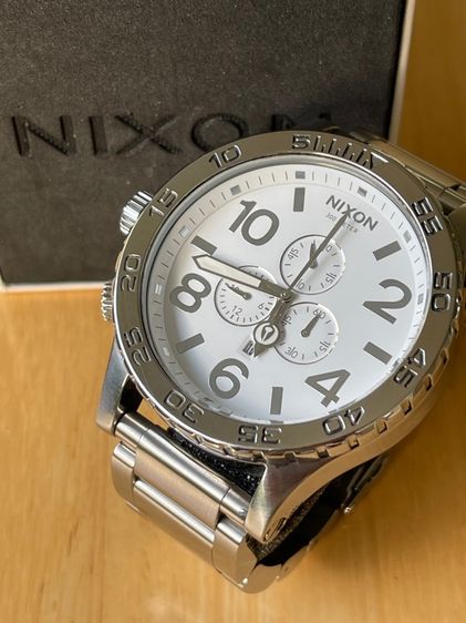 NIXON 51-30 Chronograph Simplefy 300 M White Dial 51 mm A083-488 รูปที่ 7