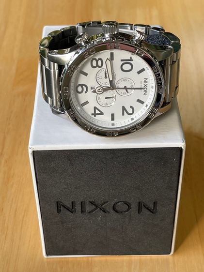NIXON 51-30 Chronograph Simplefy 300 M White Dial 51 mm A083-488 รูปที่ 8