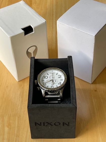 NIXON 51-30 Chronograph Simplefy 300 M White Dial 51 mm A083-488 รูปที่ 2
