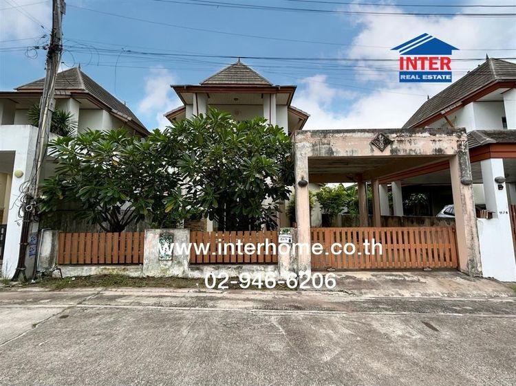 บ้านเดี่ยว 2 ชั้น 55 ตร.ว. หมู่บ้านปานจันทร์รีสอร์ท พัทยา ถนนทางหลวงแผ่นดินหมายเลข36 สายกะทิงลาย–ปลวกเกตุ บางละมุง จังหวัดชลบุรี บางละมุง