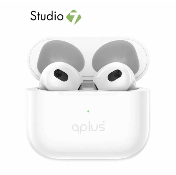 หูฟังไร้สาย QPLUS True Wireless Stereo รุ่น BT24 White (Type-C) by Banana IT รูปที่ 2