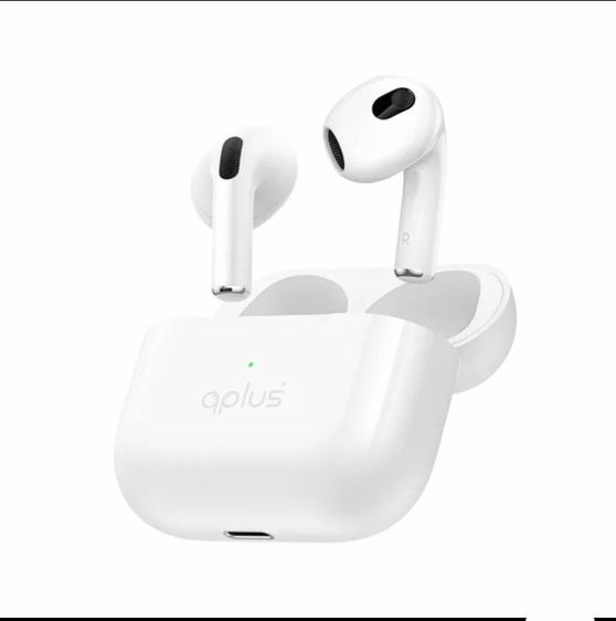 หูฟังไร้สาย QPLUS True Wireless Stereo รุ่น BT24 White (Type-C) by Banana IT รูปที่ 3