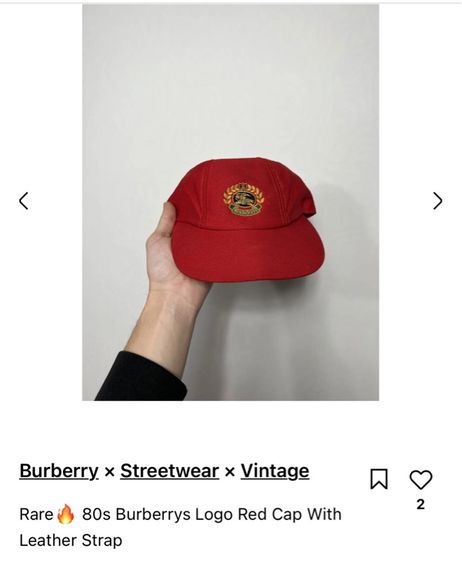 หมวก Burberry  รูปที่ 2
