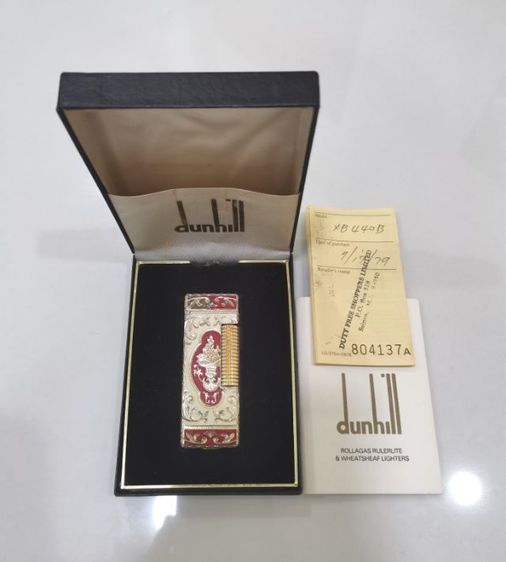 ไฟแช็ค Vintage​ Dunhill​ Roy King Lighter กล่องใบครบ หายากมากๆ ราคาดีๆครับ