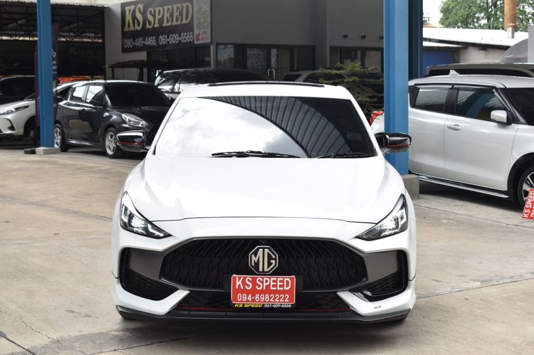 MG MG5 2022 1.5 X Sedan เบนซิน ไม่ติดแก๊ส เกียร์อัตโนมัติ ขาว รูปที่ 3