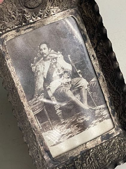 กรอบรูป เสด็จพ่อ ร.5 จ.ป.ร เก่าโบราณสะสม รูปที่ 6