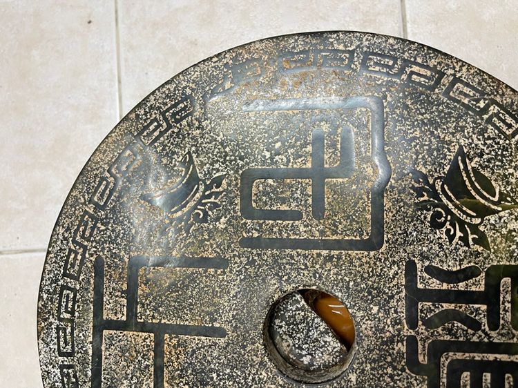 แผ่นหิน มังกร แกะสลัก ขนาดใหญ่ สะสม รูปที่ 15