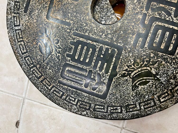 แผ่นหิน มังกร แกะสลัก ขนาดใหญ่ สะสม รูปที่ 14