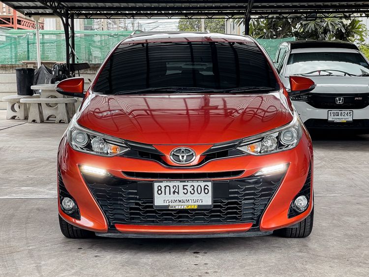 Toyota Yaris 2018 1.2 G Sedan เบนซิน ไม่ติดแก๊ส เกียร์อัตโนมัติ ส้ม รูปที่ 2