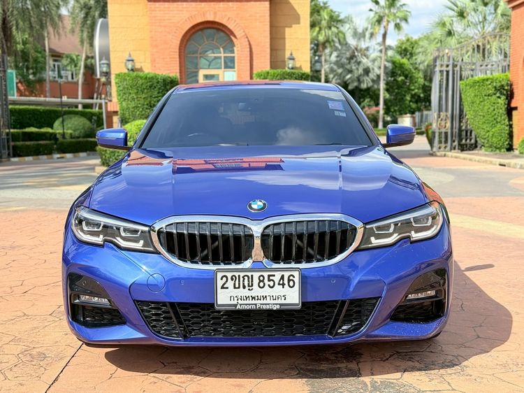 BMW Series 3 2021 320d Sedan ดีเซล เกียร์อัตโนมัติ น้ำเงิน รูปที่ 2