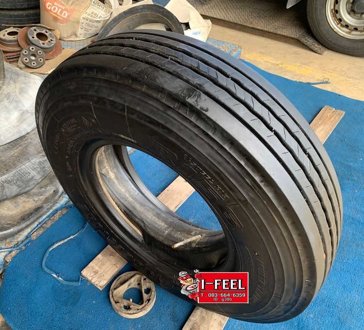 Bridgestone ยางรถบรรทุกกลาง ขอบ16 multi trans มี 2เส้น ปี23 radial รูปที่ 6