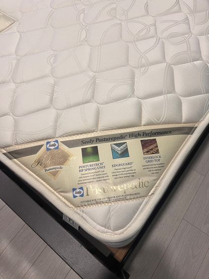 เตียงเหล็กแบรนด์Habitat พร้อมฟูก Sealy ขนาด 5ฟุต  รูปที่ 5